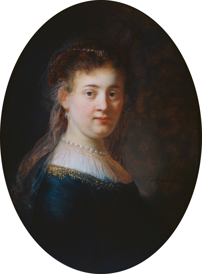  伦勃朗·梵·莱茵 Rembrandt van Rijn——一个年轻女人的肖像2